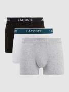 Lacoste Trunks mit Label-Details im 3er-Pack in Weiss, Größe M