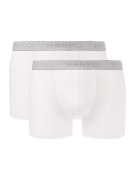 Hanro Trunks mit Label-Details im 2er-Pack in Weiss, Größe L