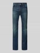 Hugo Blue Regular Fit Jeans mit 5-Pocket-Design Modell 'Ash' in Jeansb...