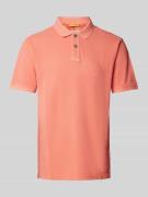 camel active Regular Fit Poloshirt mit Logo-Stitching in Koralle, Größ...