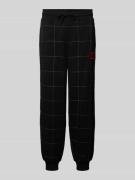 HUGO Regular Fit Sweatpants im 5-Pocket-Design Modell 'Drag' in Black,...