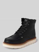 Jack & Jones Schnürboots mit Label-Details Modell 'WARCHWAY' in Black,...