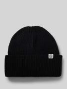 MSCH Copenhagen Beanie mit Logo-Patch Modell 'Galline Rachelle' in Bla...