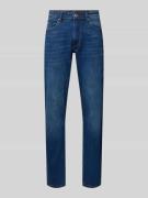 Petrol Slim Fit Jeans im 5-Pocket-Design in Jeansblau, Größe 31/32