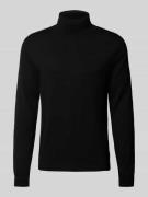 Fynch-Hatton Rollkragenpullover mit Rollkragenpullover in Black, Größe...