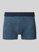 Schiesser Boxershorts mit elastischem Bund in Marine, Größe L