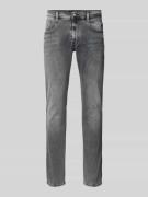 Replay Slim Fit Jeans im Used-Look Modell 'ANBASS' in Silber, Größe 31...