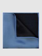 Monti Fein strukturiertes Einstecktuch aus Seide in Blau, Größe 1