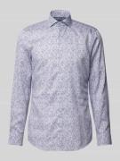 ETERNA Slim Fit Businesshemd mit Haifischkragen in Bleu, Größe 39