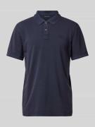 Tom Tailor Regular Fit Poloshirt im Used-Look in Marine, Größe M