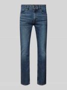 BOSS Slim Fit Jeans im 5-Pocket-Design Modell 'Delaware' in Dunkelblau...