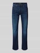 MAC Straight Fit Jeans im 5-Pocket-Design Modell 'ARNE' in Dunkelblau,...