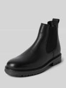 Marc O'Polo Chelsea Boots aus edlem Rindsleder in Black, Größe 45