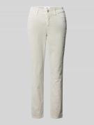 Cambio Slim Fit Cordhose im 5-Pocket-Design Modell 'PIPPER' in Hellgra...