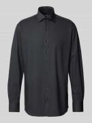 ETERNA Regular Fit Businesshemd aus Popeline mit Stretch-Anteil in Bla...