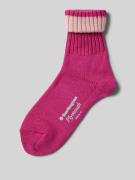 Burlington Wollsocken aus Schurwoll-Mix Modell 'PLYMOUTH' in Pink, Grö...