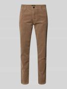 GABBA Regular Fit Cordhose mit Knopfverschluss Modell 'MONZA' in Sand,...