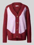 s.Oliver RED LABEL Regular Fit Strickjacke mit Woll-Anteil in Rot, Grö...