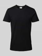 s.Oliver BLACK LABEL T-Shirt mit Rundhalsausschnitt in Black, Größe L