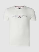 Tommy Hilfiger T-Shirt aus Bio-Baumwolle in Weiss, Größe L