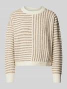 Vero Moda Regular Fit Strickpullover mit Streifenmuster Modell 'URANUS...