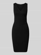 Guess Minikleid mit Feinripp Modell 'LUCILLE' in Black, Größe L