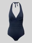 MAGIC Bodyfashion Badeanzug in unifarbenem Design in Dunkelblau, Größe...