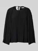 B.Young Blusenshirt mit Rundhalsausschnitt Modell 'Janse' in Black, Gr...