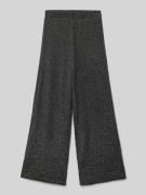 Only Regular Fit Weite Hose mit Effektgarn und elastischem Bund Modell...