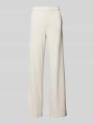 Raffaello Rossi Wide Leg Stoffhose mit elastischem Bund in Offwhite, G...