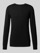 Matinique Longsleeve mit Label-Detail Modell 'Jones' in Black, Größe L