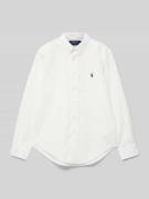 Polo Ralph Lauren Teens Hemd mit Label-Stitching und Button-Down-Krage...