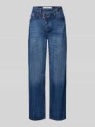 Goldgarn Straight Fit Jeans mit asymmetrischem Verschluss Modell 'C7' ...
