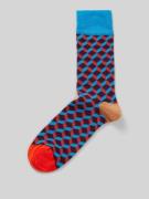 DillySocks Socken mit Motiv-Stitching Modell 'Pop Dice' in Royal, Größ...