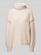 Vero Moda Loose Fit Strickpullover mit Ballonärmeln Modell 'NEWCREAM' ...