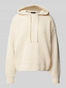 Vero Moda Regular Fit Strickpullover mit Kapuze Modell 'NEAT' in Offwh...