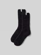 Juvia Socken mit Label-Detail im 2er-Pack in Black, Größe 1