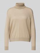 ARMANI EXCHANGE Strickpullover mit Label-Detail in Beige, Größe XL