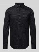 Desoto Slim Fit Businesshemd mit Stretch-Anteil in Royal, Größe M