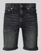 Only & Sons Slim Fit Jeansshorts im 5-Pocket-Design Modell 'PLY' in Bl...