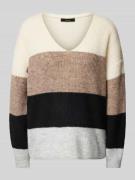 Vero Moda Loose Fit Strickpullover mit Wollanteil Modell 'DESMA' in Bl...