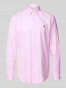 Polo Ralph Lauren Freizeithemd mit Button-Down-Kragen in Pink, Größe L