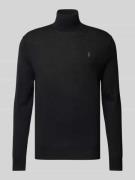 Polo Ralph Lauren Strickpullover mit Rollkragen in Black, Größe M