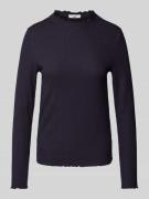 Marc O'Polo Denim Longsleeve in Ripp-Optik in Marine, Größe M