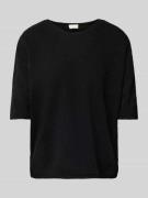 Milano Italy T-Shirt mit Rundhalsausschnitt in Black, Größe XS