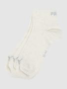 PUMA Damen Sneakersocken im 3er-Pack in Beige Melange, Größe 35-38