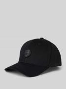 Knowledge Cotton Apparel Basecap mit Label-Detail aus Twill in Black, ...