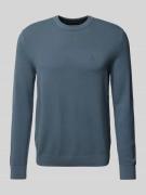 Marc O'Polo Regular Fit Pullover aus reiner Baumwolle in Blau, Größe L