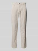 Marc O'Polo Regular Fit Chino aus Baumwoll-Mix in feinem Two-Tone-Zick...