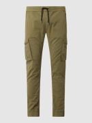 Alpha Industries Tapered Fit Cargohose mit elastischen Abschlüssen in ...